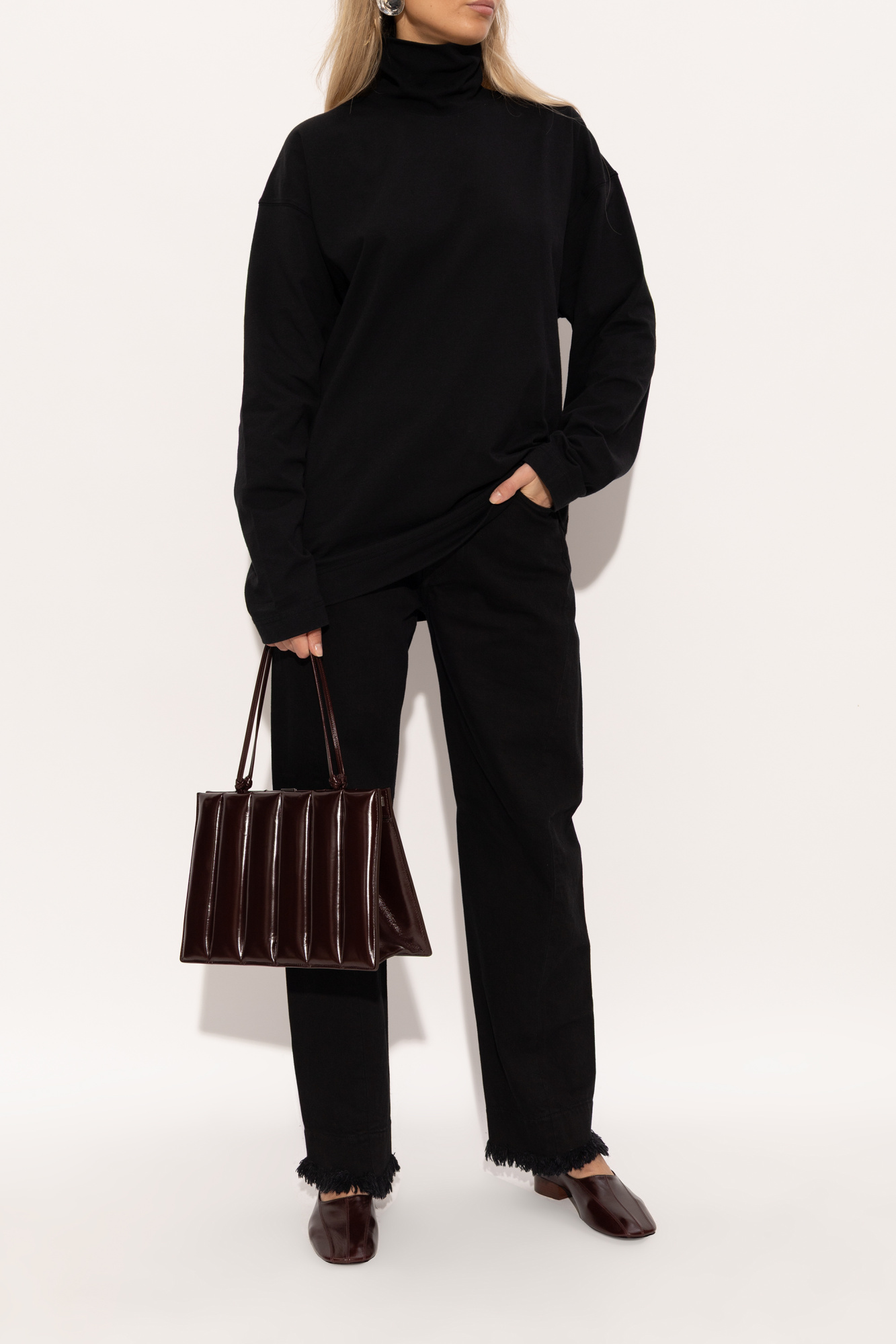 Burgundy Leather shoes 